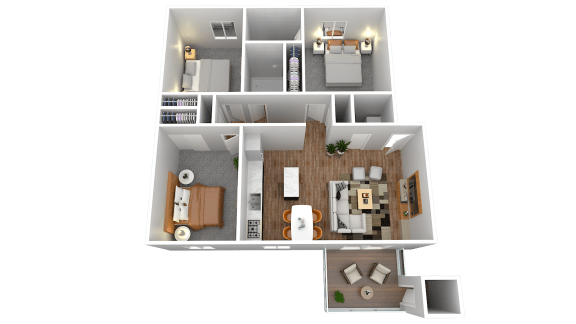 1, 2 & 3 Bedroom Apartments and Townhomes in Centerville, OH | Ten31